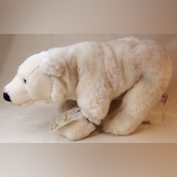 Nwt Vtg Ganz Webkinz Stuffed White Toy Bear Endangered Polar Plush Animal - Picture 4 of 14